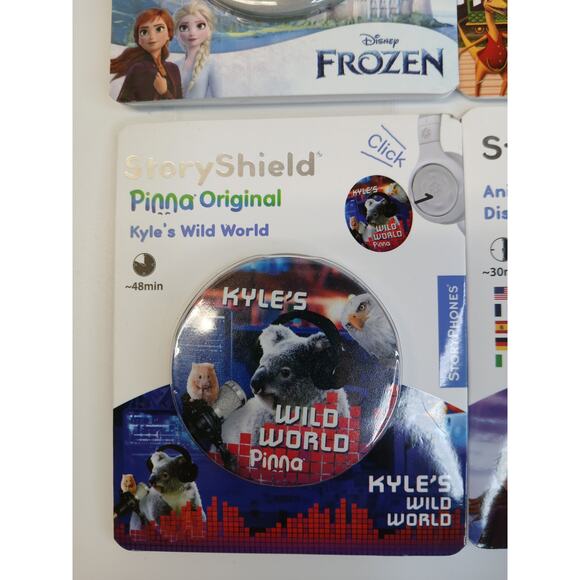 StoryPhones 4 PACK NEW Story Shields Disc Disney Headphones Storytelling SEALED - Picture 4 of 10
